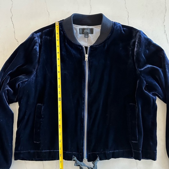 NWTs J Crew Velvet Bomber Jacket - Picture 12 of 16
